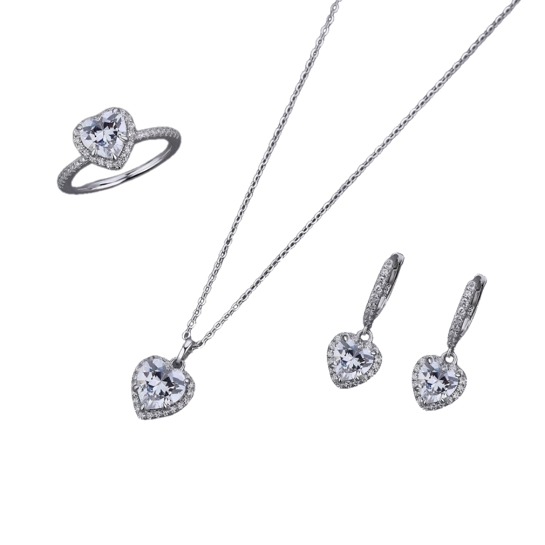 Romantic Set (Ring, Earrings, Necklace)