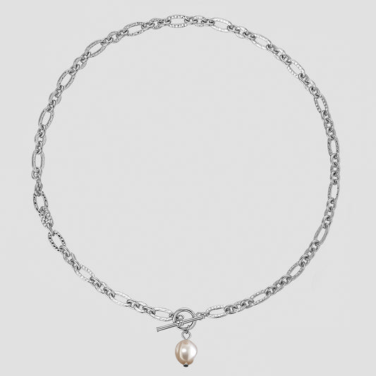 Wave Pearl Necklace