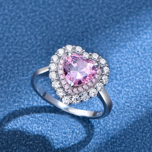 Flower Heart Ring