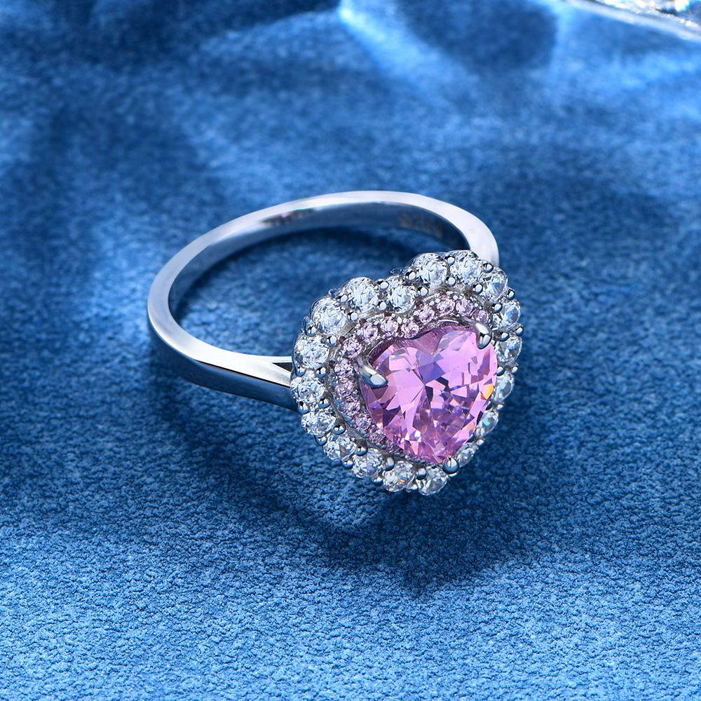 Flower Heart Ring