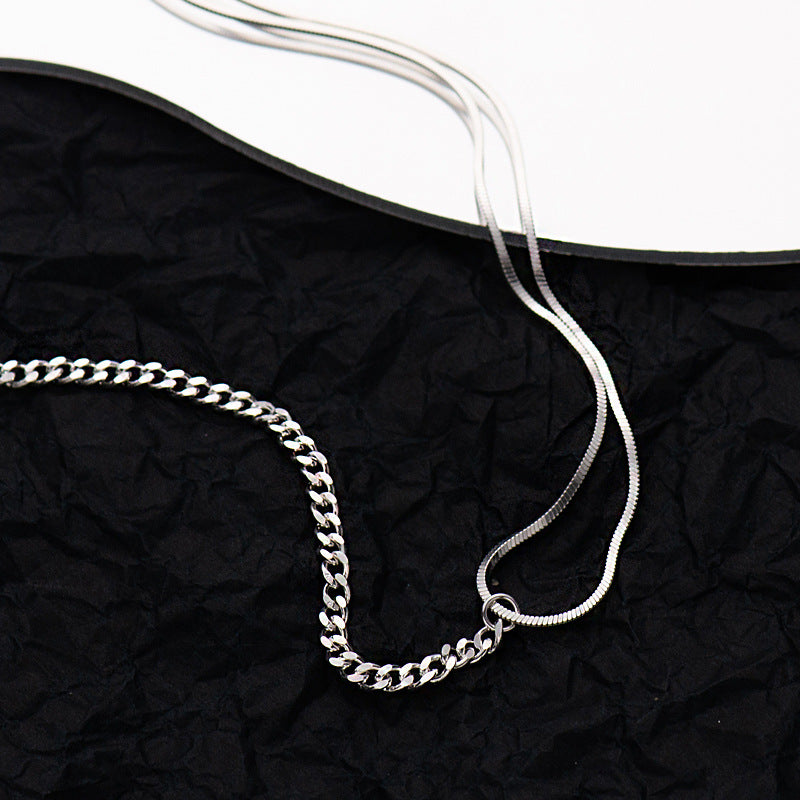 Curb Snake Chain Necklace