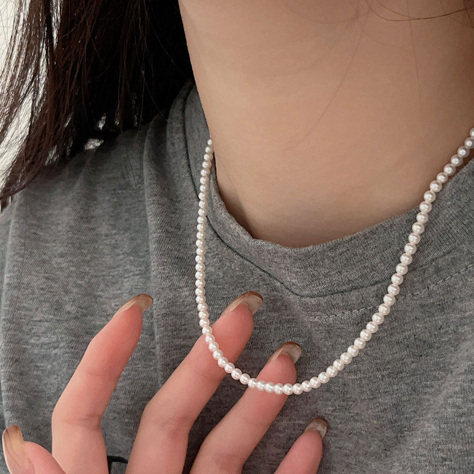 Delicate Shell Pearl Necklace