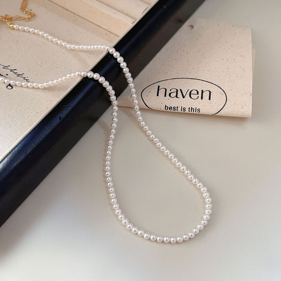 Delicate Shell Pearl Necklace