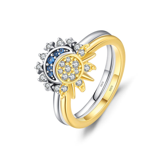 Golden Eclipse Ring