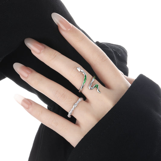 Emerald Serpent Ring