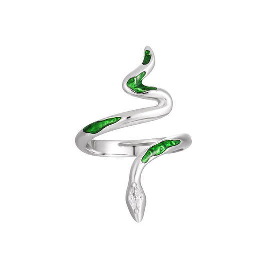 Emerald Serpent Ring