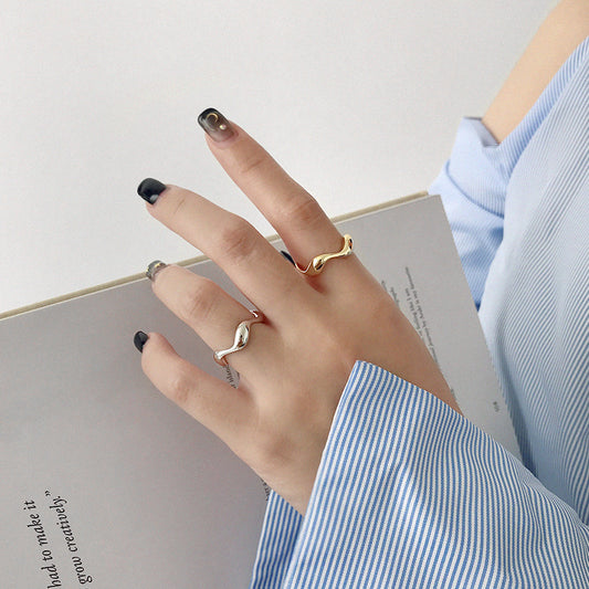 Wavy Smooth Ring