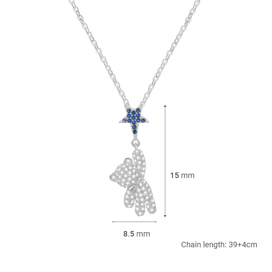 Wish Teddy Necklace
