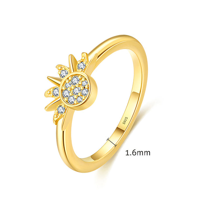 Golden Eclipse Ring