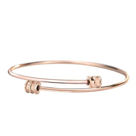 Tiny Waist Tube Open Bangle