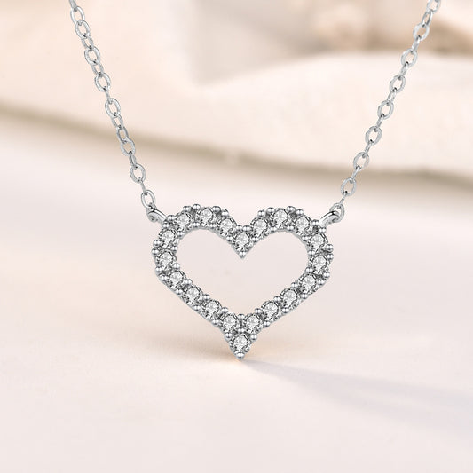 Simple Hollow Heart Necklace