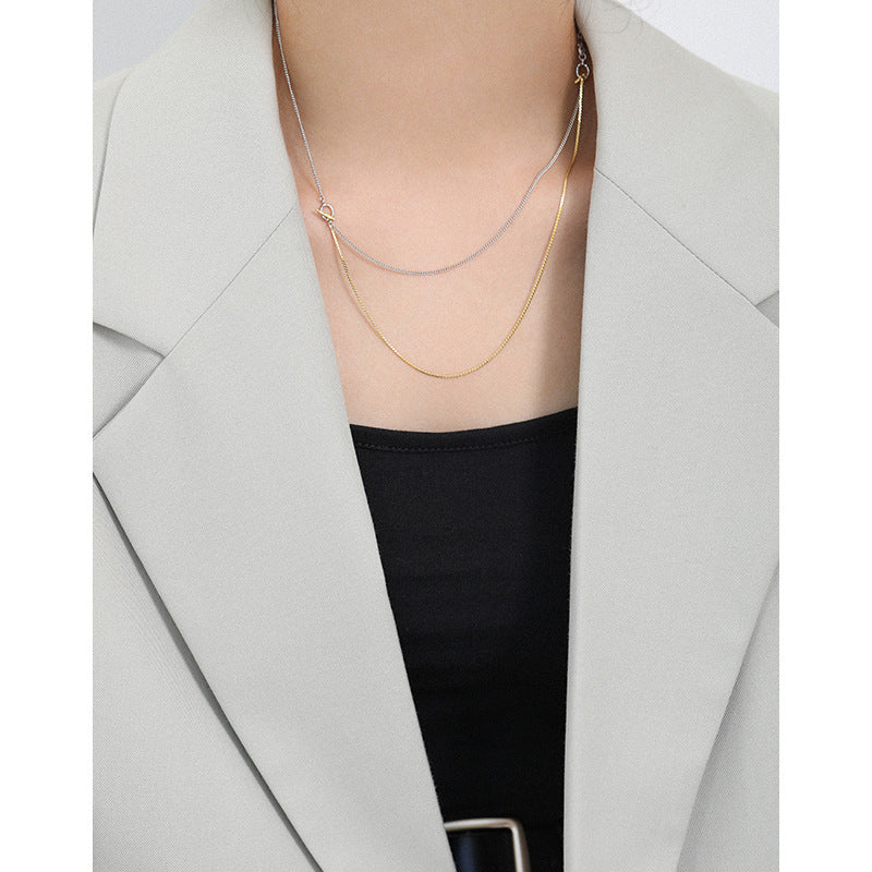 Double Layers Elegant Necklace