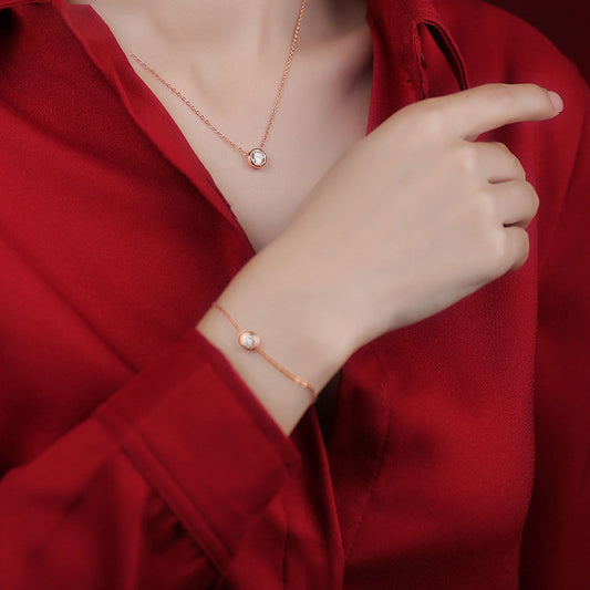 Round Rolo Chain Bracelet
