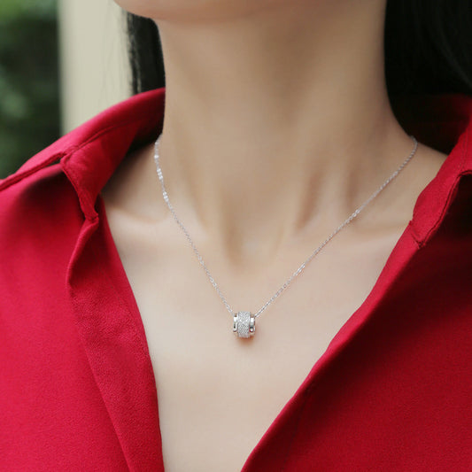 Lucky Bead Tube Necklace