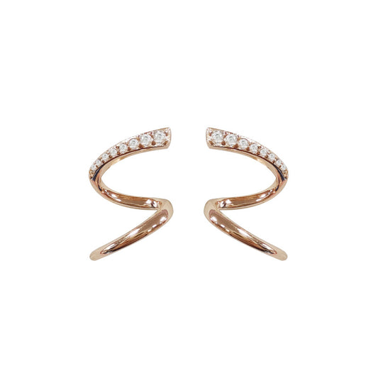 Cobra Coil Earrings