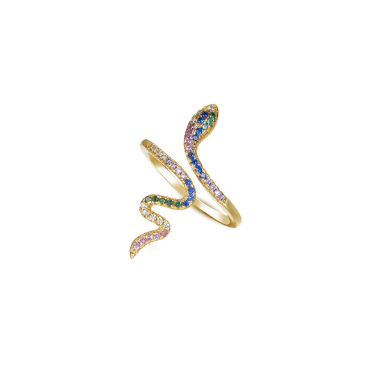 Rainbow Serpent Ring