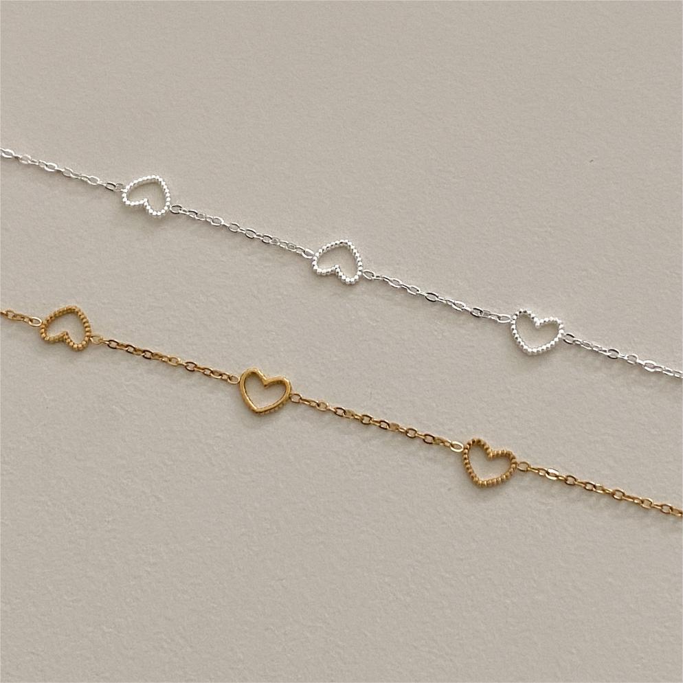 Heart in Heart Bracelet