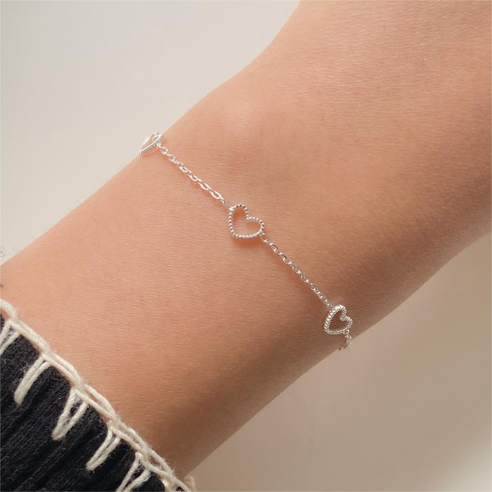 Heart in Heart Bracelet