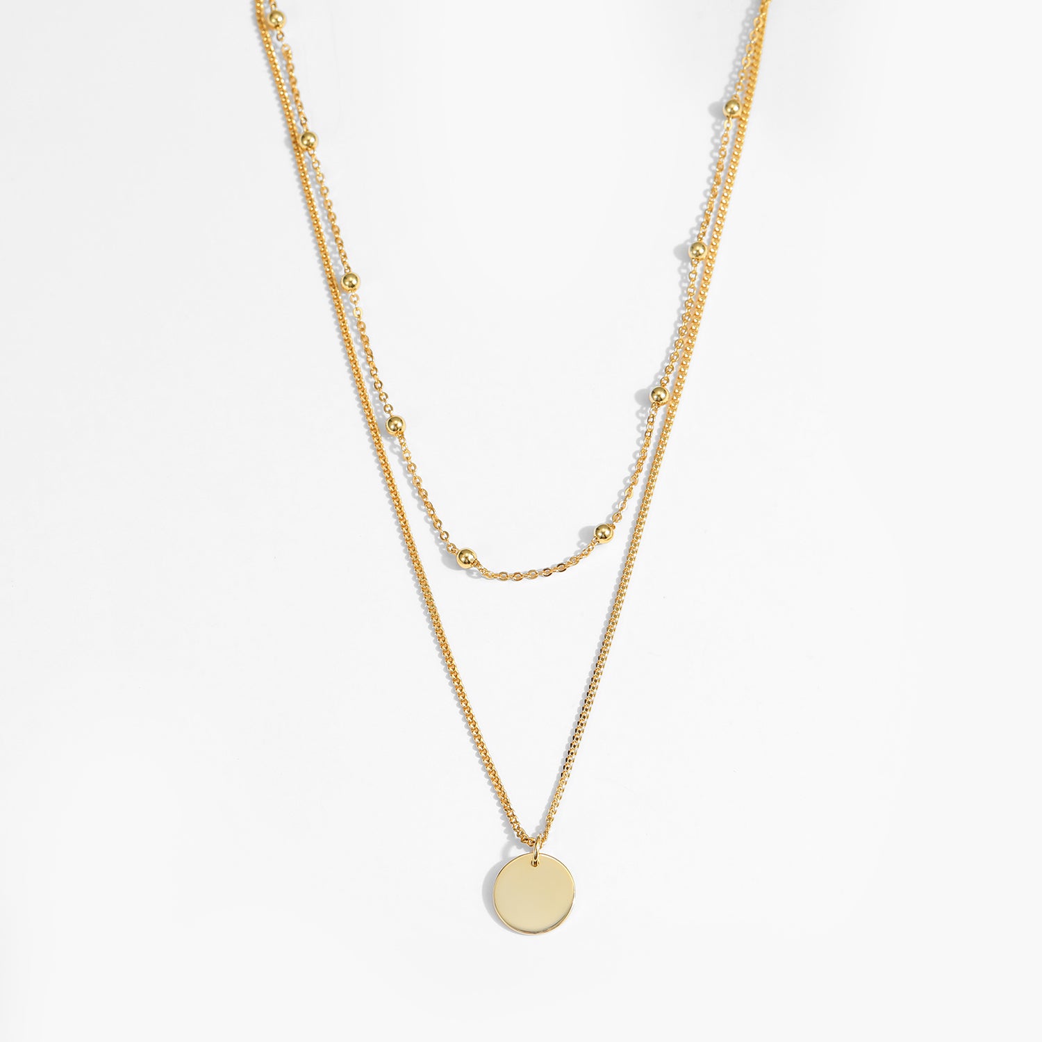 Tag Coin Necklace